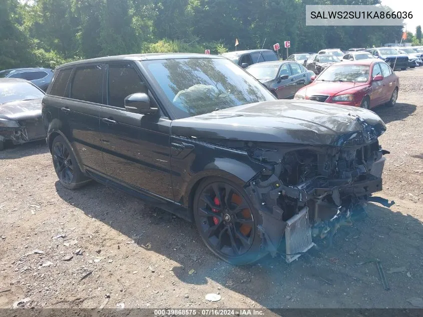 SALWS2SU1KA866036 2019 Land Rover Range Rover Sport Hst Mhev