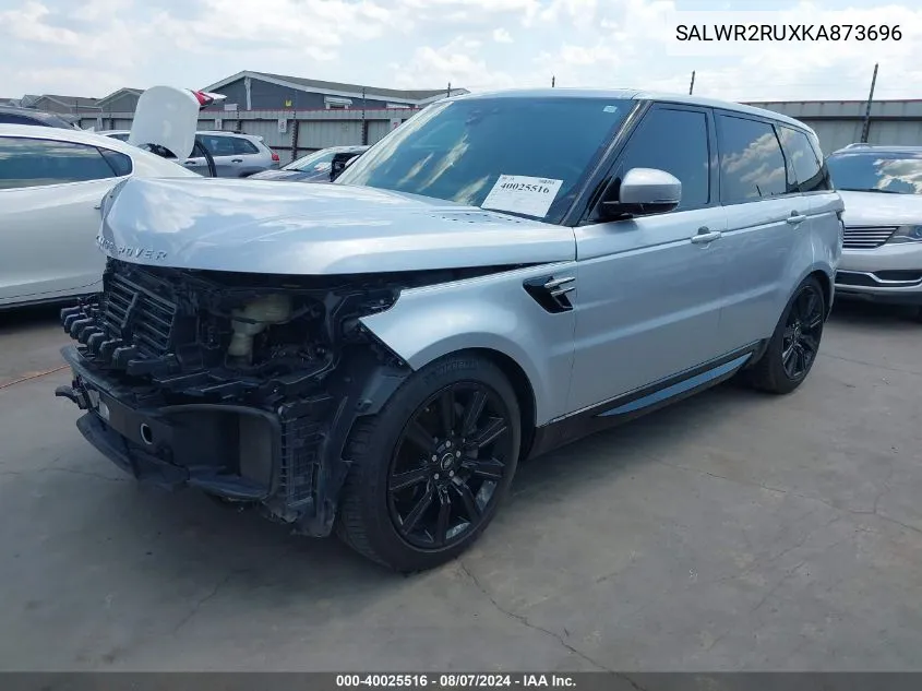 2019 Land Rover Range Rover Sport Hse Mhev VIN: SALWR2RUXKA873696 Lot: 40025516