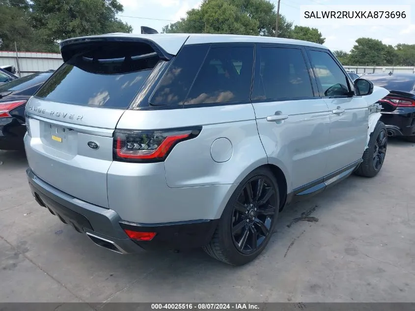 2019 Land Rover Range Rover Sport Hse Mhev VIN: SALWR2RUXKA873696 Lot: 40025516