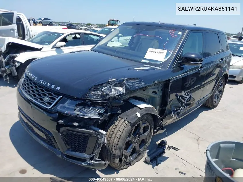 SALWR2RU4KA861141 2019 Land Rover Range Rover Sport Hse