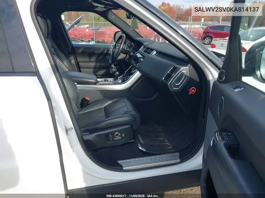 SALWV2SV0KA814137 2019 Land Rover Range Rover Sport Hse Dynamic
