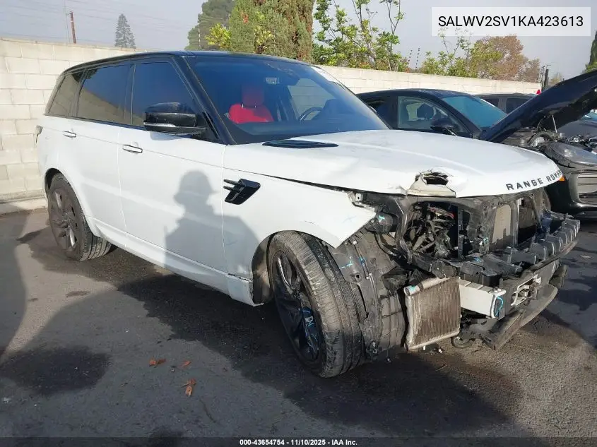 SALWV2SV1KA423613 2019 Land Rover Range Rover Sport Hse Dynamic