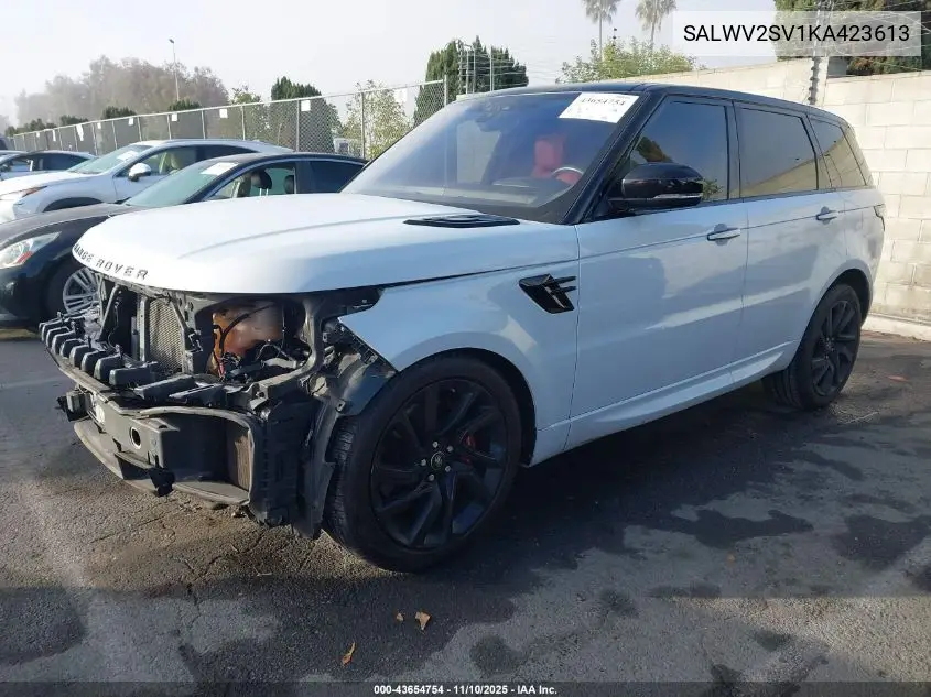 SALWV2SV1KA423613 2019 Land Rover Range Rover Sport Hse Dynamic