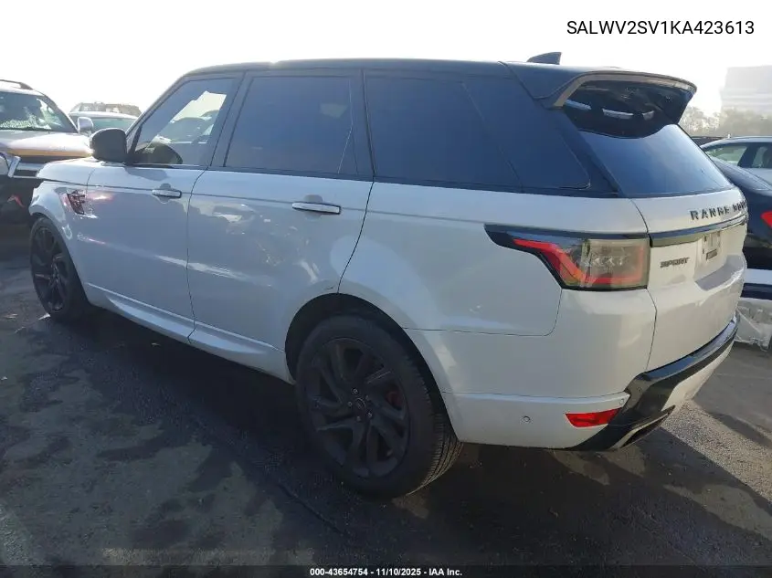 SALWV2SV1KA423613 2019 Land Rover Range Rover Sport Hse Dynamic