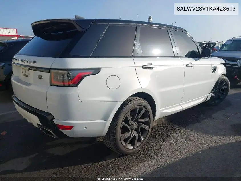 SALWV2SV1KA423613 2019 Land Rover Range Rover Sport Hse Dynamic