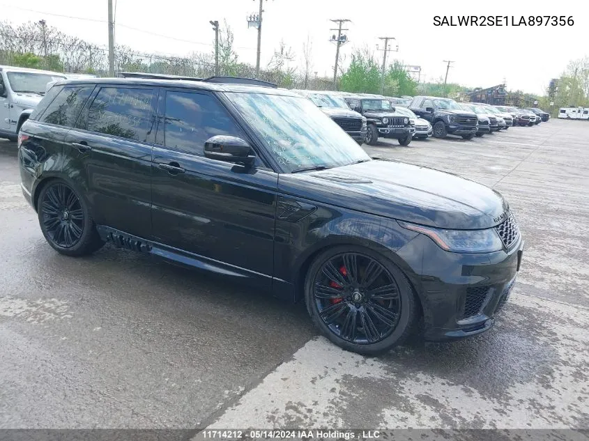 SALWR2SE1LA897356 2020 Land Rover Range Rover Sport P525 Hse