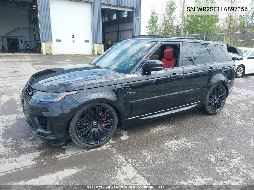 SALWR2SE1LA897356 2020 Land Rover Range Rover Sport P525 Hse