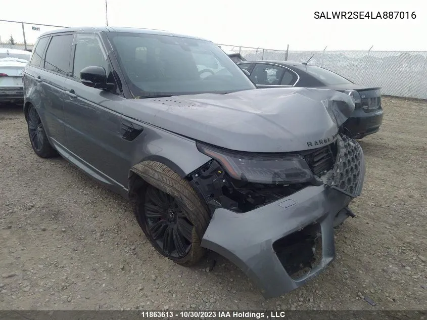 SALWR2SE4LA887016 2020 Land Rover Range Rover Sport Hse Dynamic