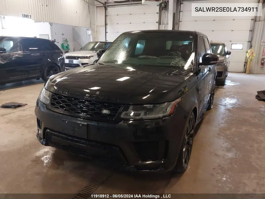 SALWR2SE0LA734911 2020 Land Rover Range Rover Sport