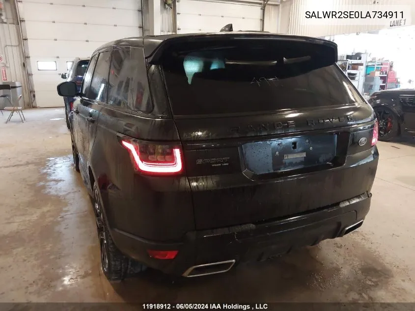 SALWR2SE0LA734911 2020 Land Rover Range Rover Sport