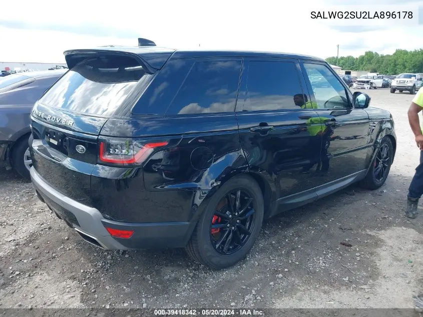 SALWG2SU2LA896178 2020 Land Rover Range Rover Sport Se Mhev