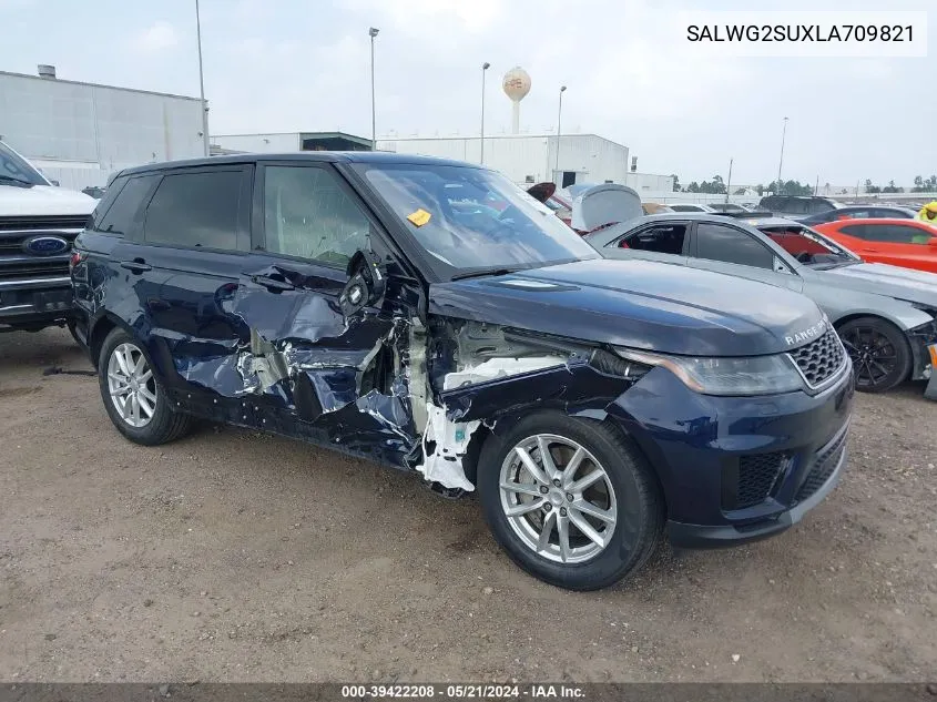 2020 Land Rover Range Rover Sport Se Mhev VIN: SALWG2SUXLA709821 Lot: 39422208