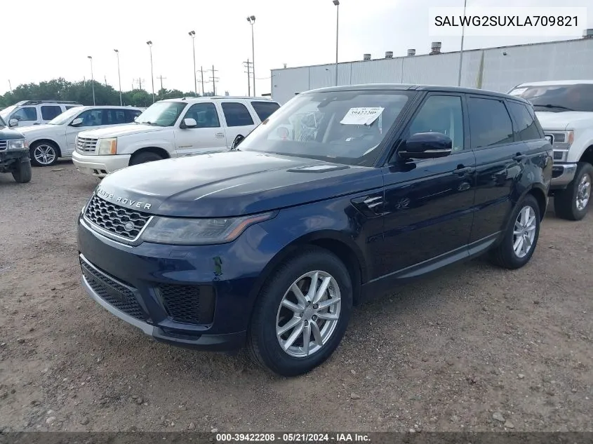 2020 Land Rover Range Rover Sport Se Mhev VIN: SALWG2SUXLA709821 Lot: 39422208