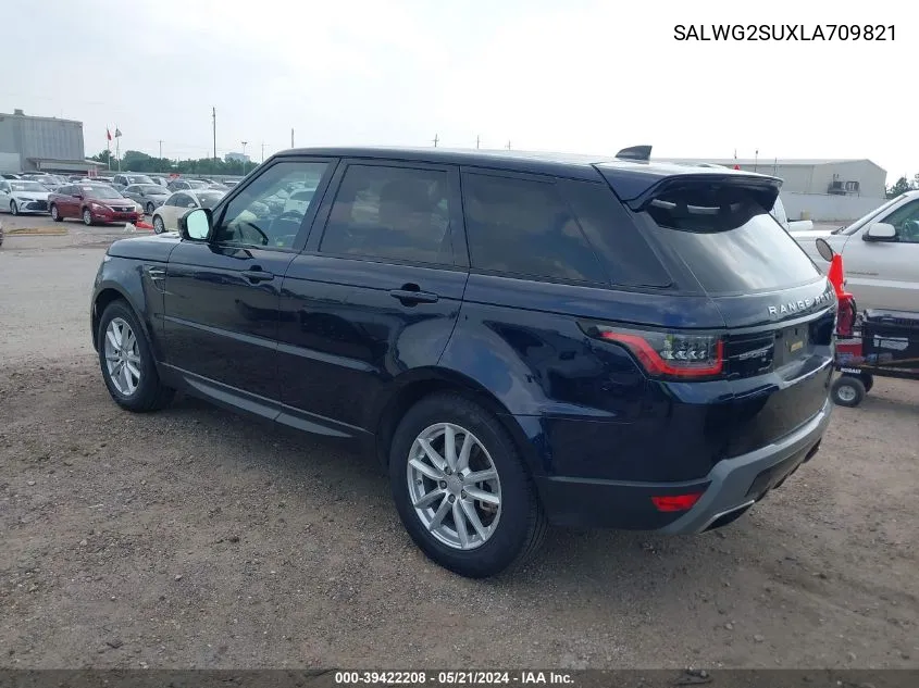 2020 Land Rover Range Rover Sport Se Mhev VIN: SALWG2SUXLA709821 Lot: 39422208