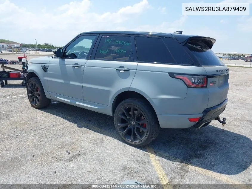 2020 Land Rover Range Rover Sport Hst Mhev VIN: SALWS2RU3LA879409 Lot: 39432144