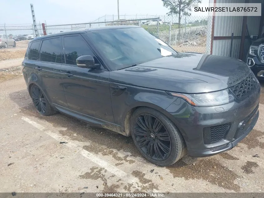 2020 Land Rover Range Rover Sport Hse Dynamic VIN: SALWR2SE1LA876572 Lot: 39464321