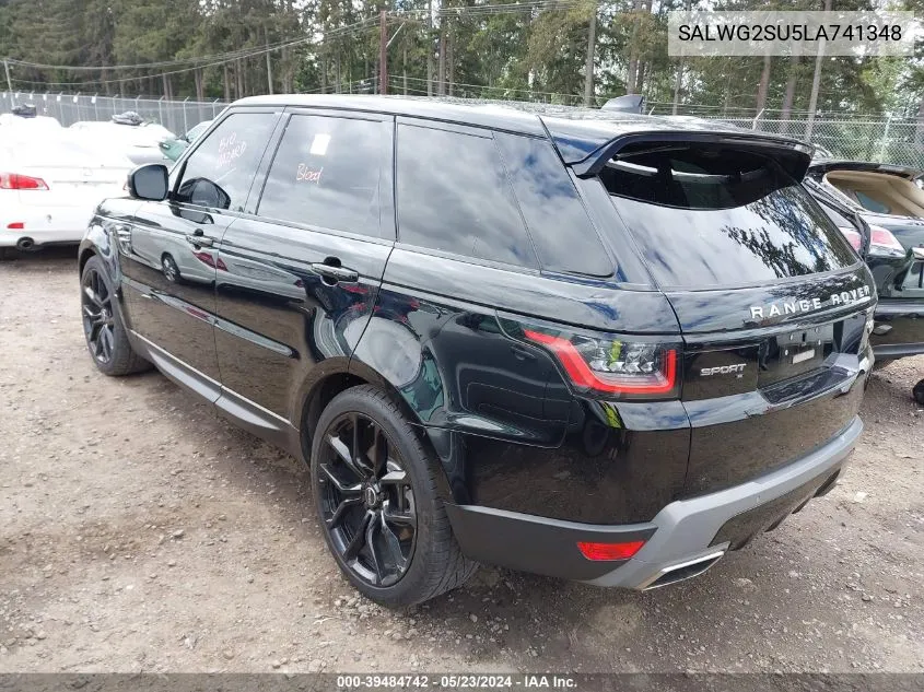 SALWG2SU5LA741348 2020 Land Rover Range Rover Sport Se Mhev