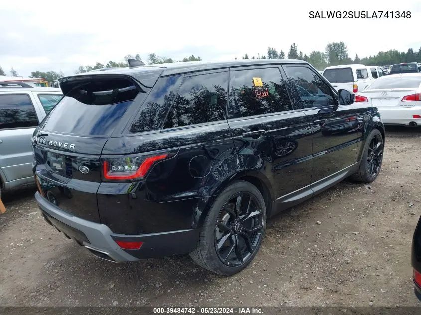 SALWG2SU5LA741348 2020 Land Rover Range Rover Sport Se Mhev