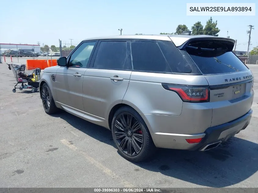 SALWR2SE9LA893894 2020 Land Rover Range Rover Sport Hse Dynamic