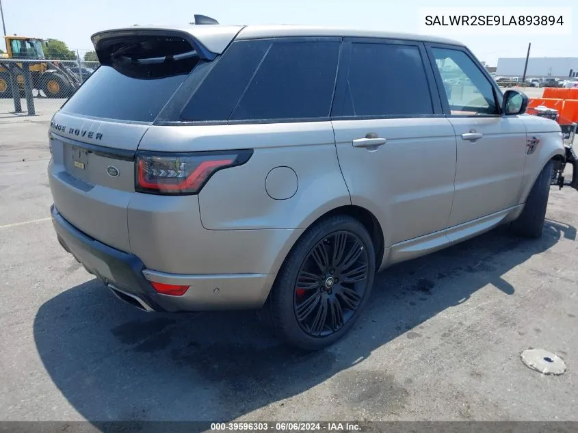 SALWR2SE9LA893894 2020 Land Rover Range Rover Sport Hse Dynamic