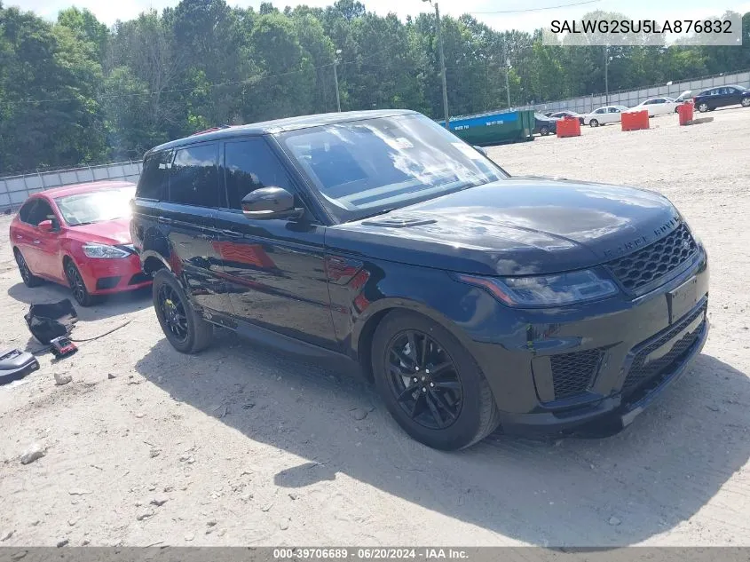 2020 Land Rover Range Rover Sport Se Mhev VIN: SALWG2SU5LA876832 Lot: 39706689