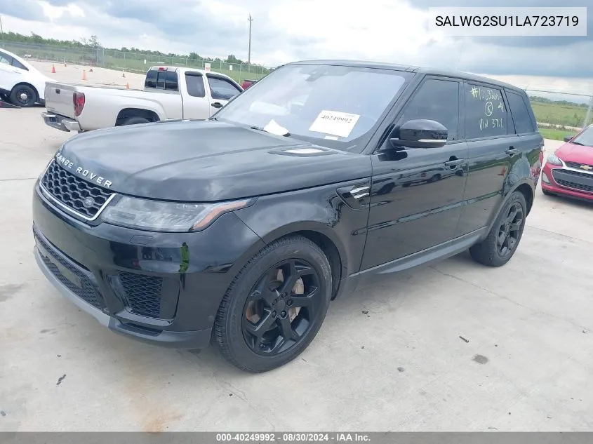 2020 Land Rover Range Rover Sport Se Mhev VIN: SALWG2SU1LA723719 Lot: 40249992