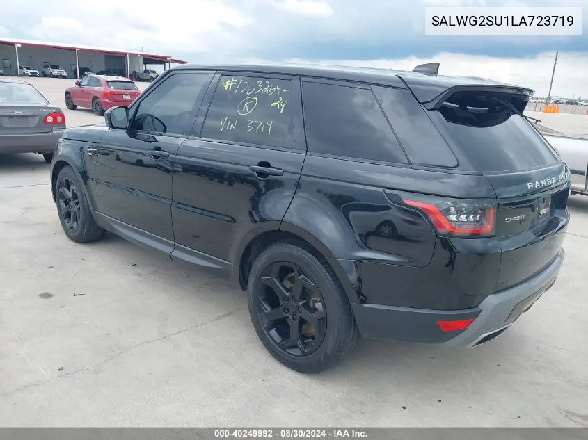 SALWG2SU1LA723719 2020 Land Rover Range Rover Sport Se Mhev