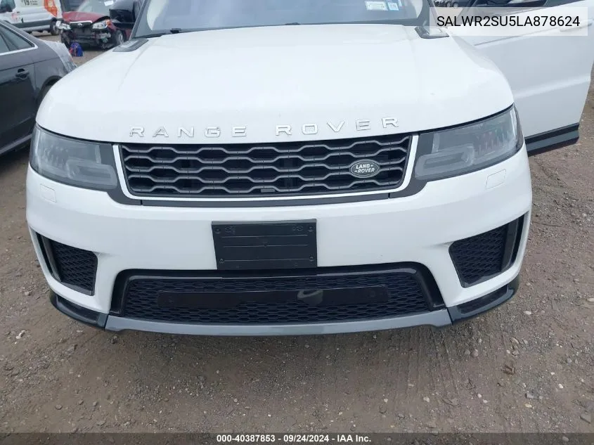 2020 Land Rover Range Rover Sport Hse Mhev VIN: SALWR2SU5LA878624 Lot: 40387853