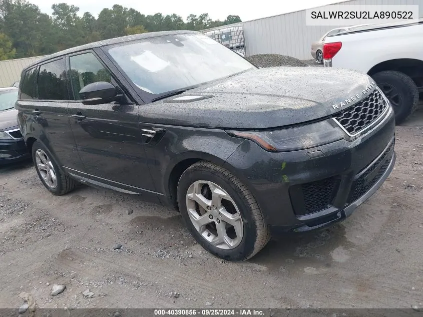 2020 Land Rover Range Rover Sport Hse Mhev VIN: SALWR2SU2LA890522 Lot: 40390856