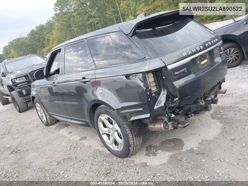 SALWR2SU2LA890522 2020 Land Rover Range Rover Sport Hse Mhev