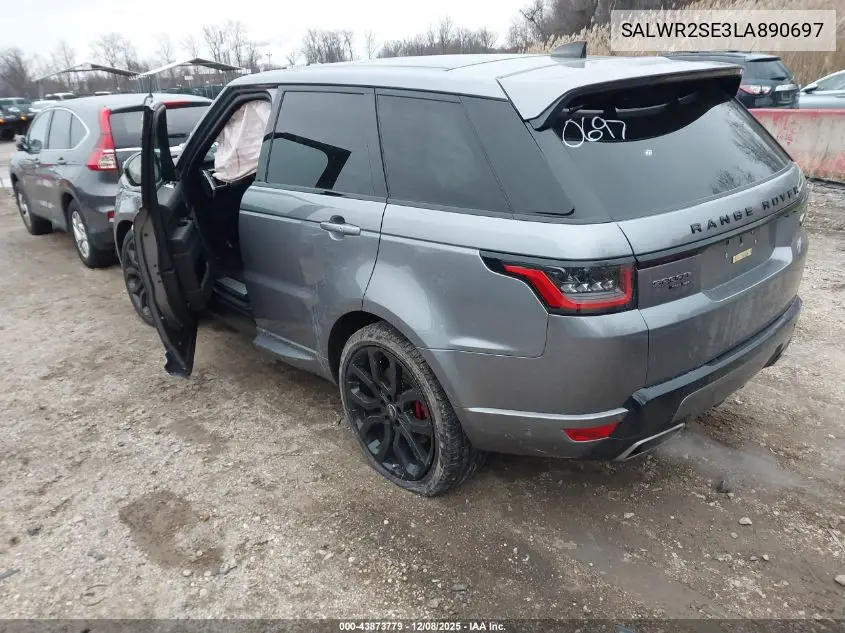 SALWR2SE3LA890697 2020 Land Rover Range Rover Sport Hse Dynamic