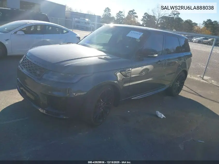 SALWS2RU6LA888038 2020 Land Rover Range Rover Sport Hst Mhev