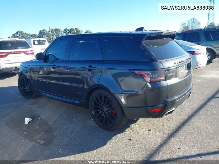 SALWS2RU6LA888038 2020 Land Rover Range Rover Sport Hst Mhev