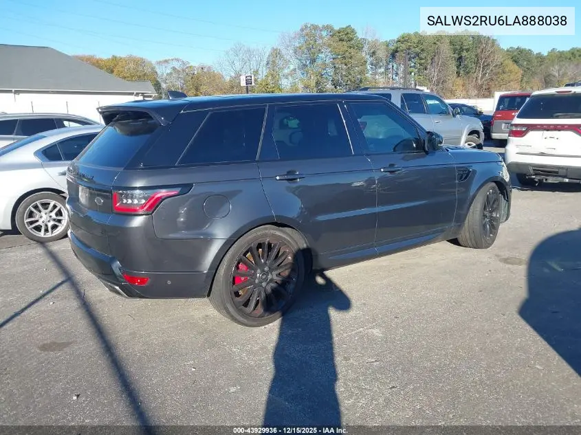 SALWS2RU6LA888038 2020 Land Rover Range Rover Sport Hst Mhev