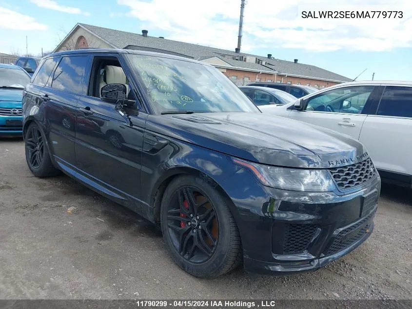 SALWR2SE6MA779773 2021 Land Rover Range Rover Sport Hse Dynamic