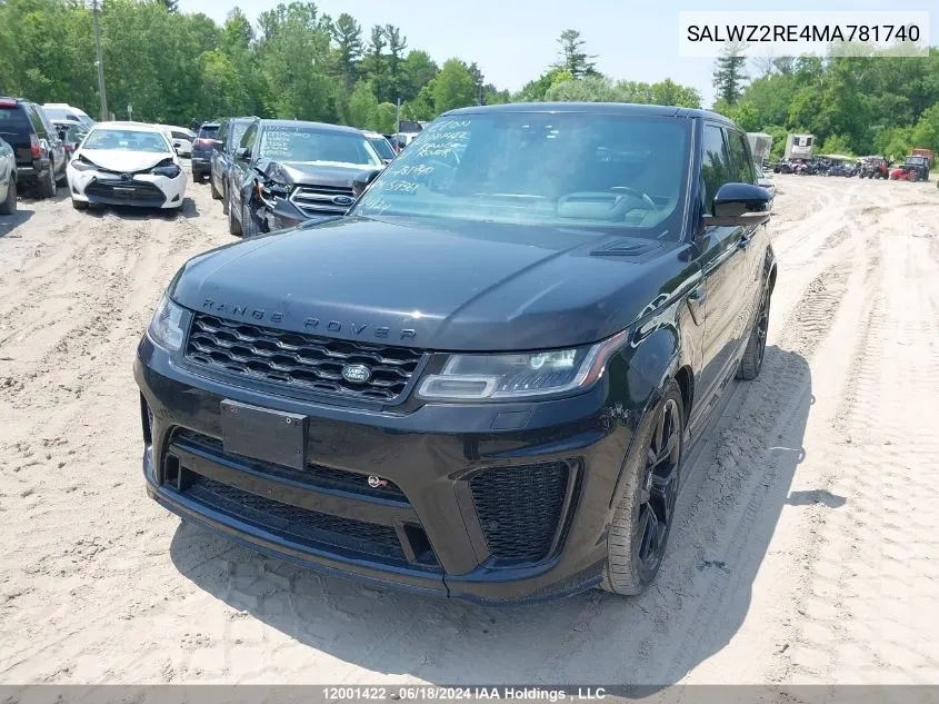 SALWZ2RE4MA781740 2021 Land Rover Range Rover Sport