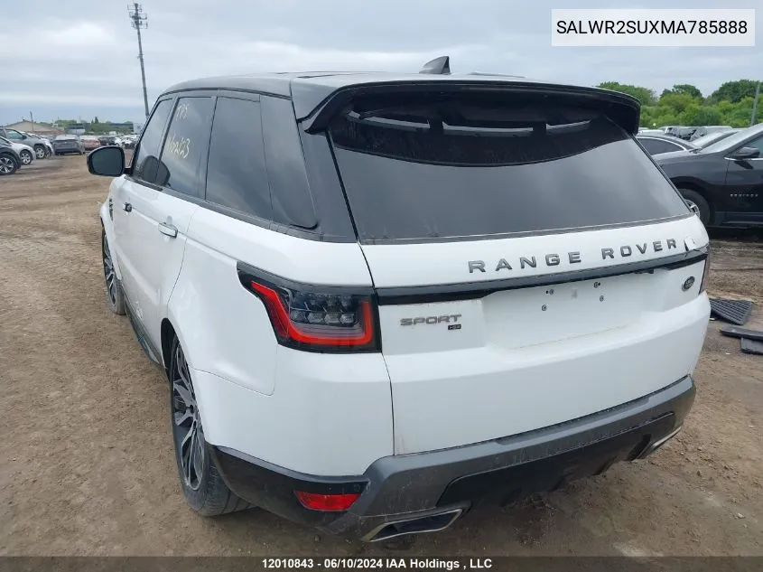 SALWR2SUXMA785888 2021 Land Rover Range Rover Sport