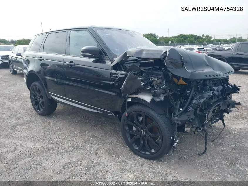 2021 Land Rover Range Rover Sport Hse Silver Edition Mhev VIN: SALWR2SU4MA754328 Lot: 39808632