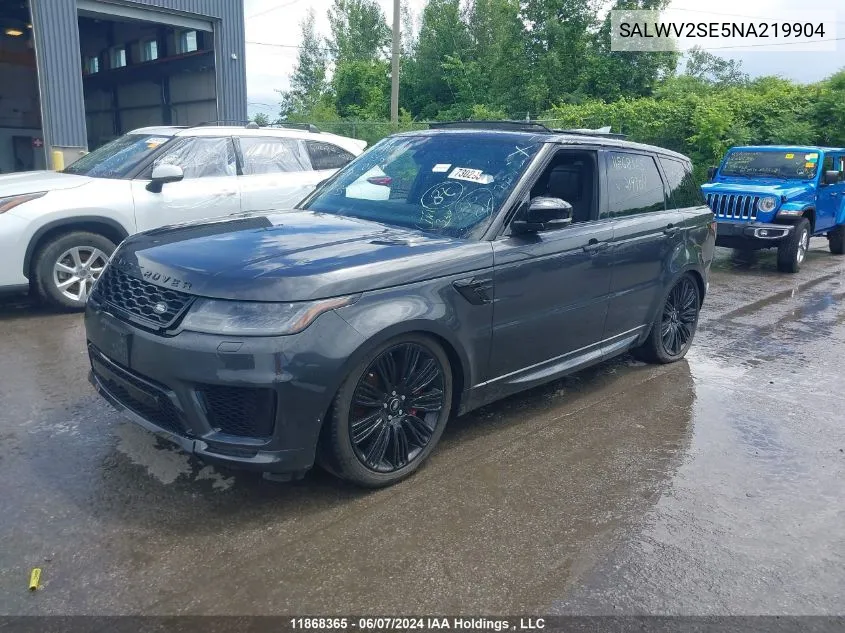 2022 Land Rover Range Rover Sport Autobiography Dynamic VIN: SALWV2SE5NA219904 Lot: 11868365