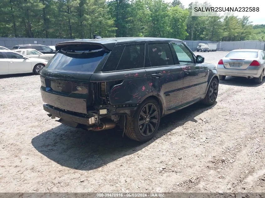 2022 Land Rover Range Rover Sport Hse Silver Edition Mhev VIN: SALWR2SU4NA232588 Lot: 39470916