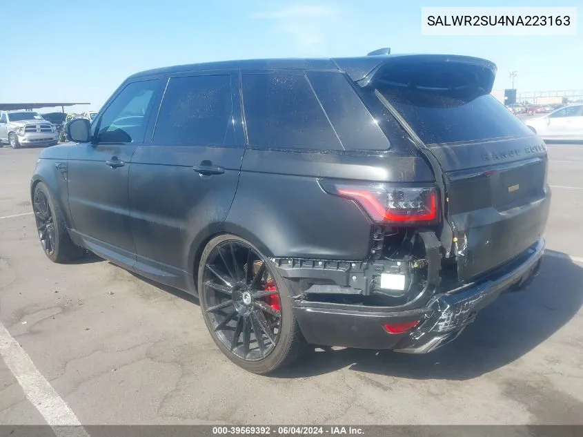 2022 Land Rover Range Rover Sport Hse Silver Edition Mhev VIN: SALWR2SU4NA223163 Lot: 39569392