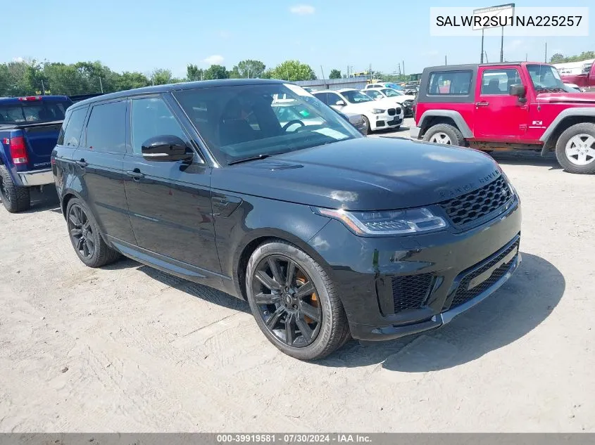 2022 Land Rover Range Rover Sport Hse Silver Edition VIN: SALWR2SU1NA225257 Lot: 39919581