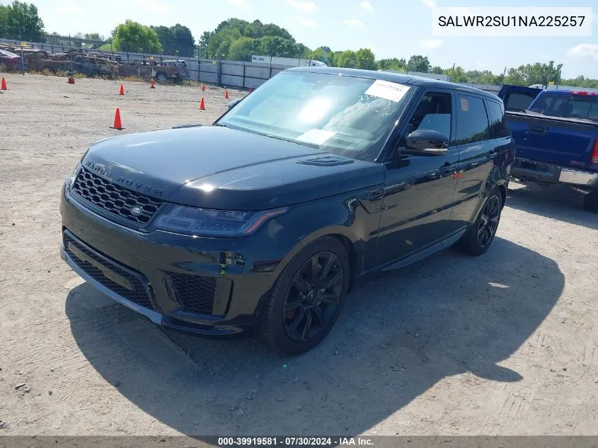 2022 Land Rover Range Rover Sport Hse Silver Edition VIN: SALWR2SU1NA225257 Lot: 39919581