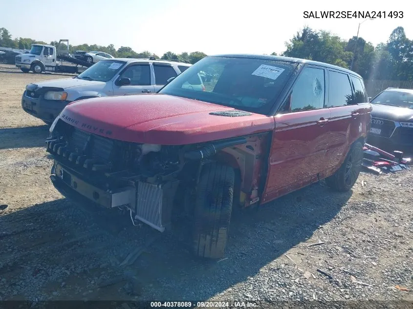 2022 Land Rover Range Rover Sport Hse Dynamic VIN: SALWR2SE4NA241493 Lot: 40378089