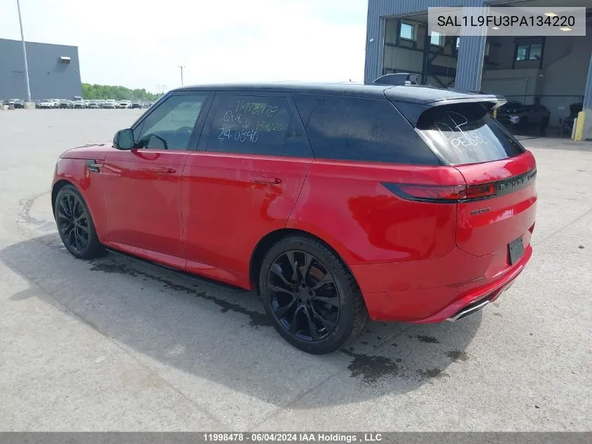 SAL1L9FU3PA134220 2023 Land Rover Range Rover Sport