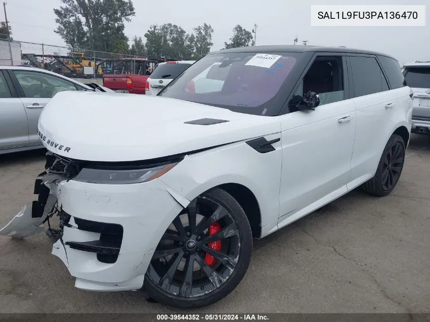 2023 Land Rover Range Rover Sport Se Dynamic VIN: SAL1L9FU3PA136470 Lot: 39544352