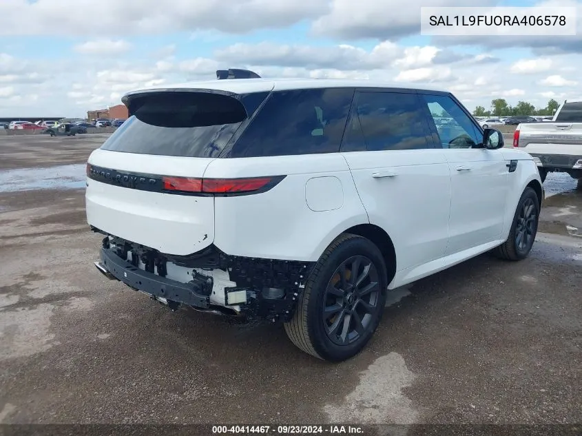 2024 Land Rover Range Rover Sport Dynamic Se VIN: SAL1L9FUORA406578 Lot: 40414467