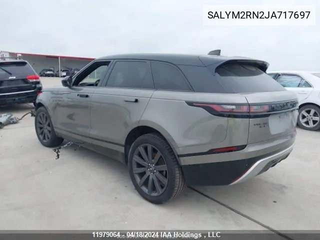 2018 Land Rover Range Rover Velar VIN: SALYM2RN2JA717697 Lot: 11979064