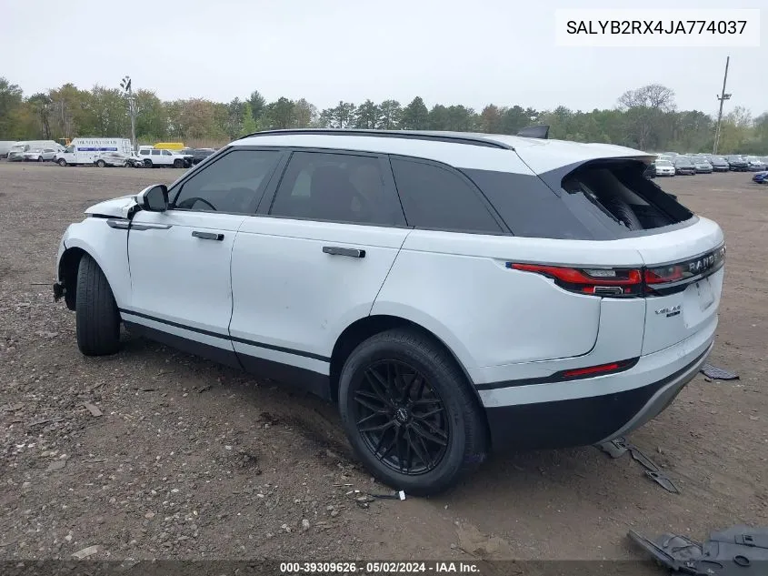 SALYB2RX4JA774037 2018 Land Rover Range Rover Velar P250 S