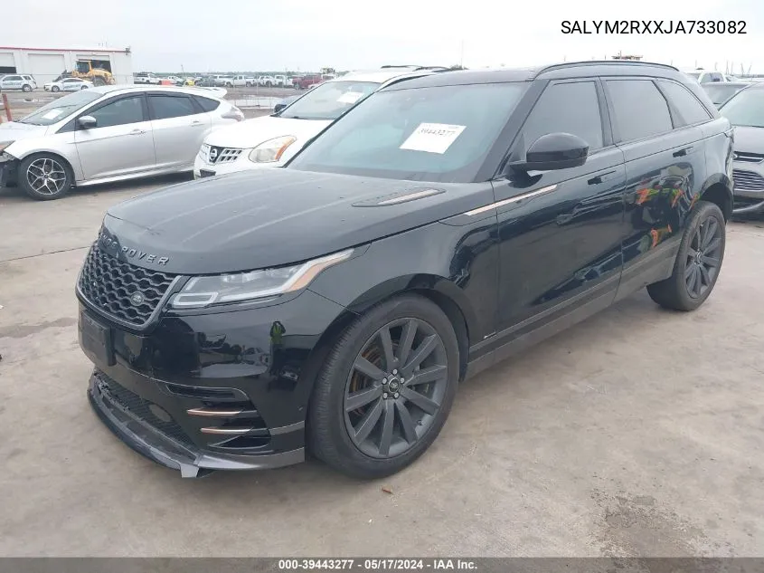 SALYM2RXXJA733082 2018 Land Rover Range Rover Velar P250 Hse R-Dynamic